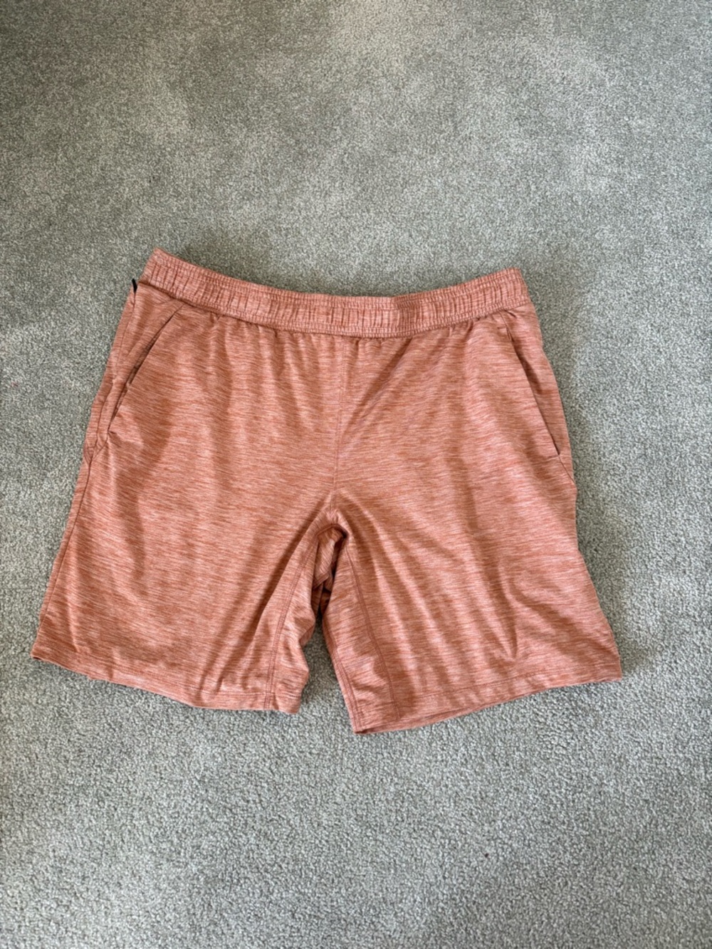 All In Motion Men’s Performance Heathered Rust Shorts